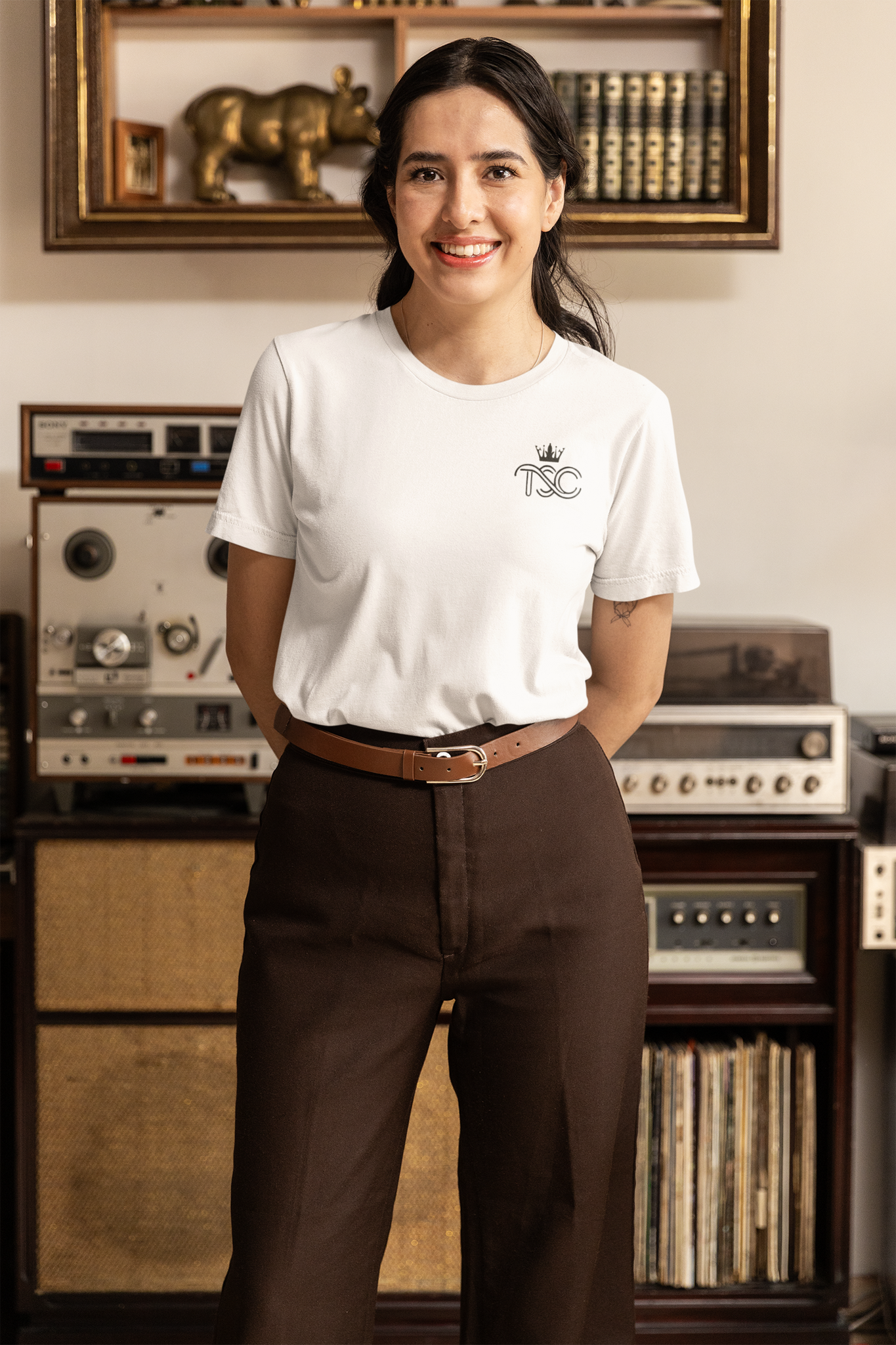 The Crest – Supima® Cotton Embroidered Logo T-Shirt