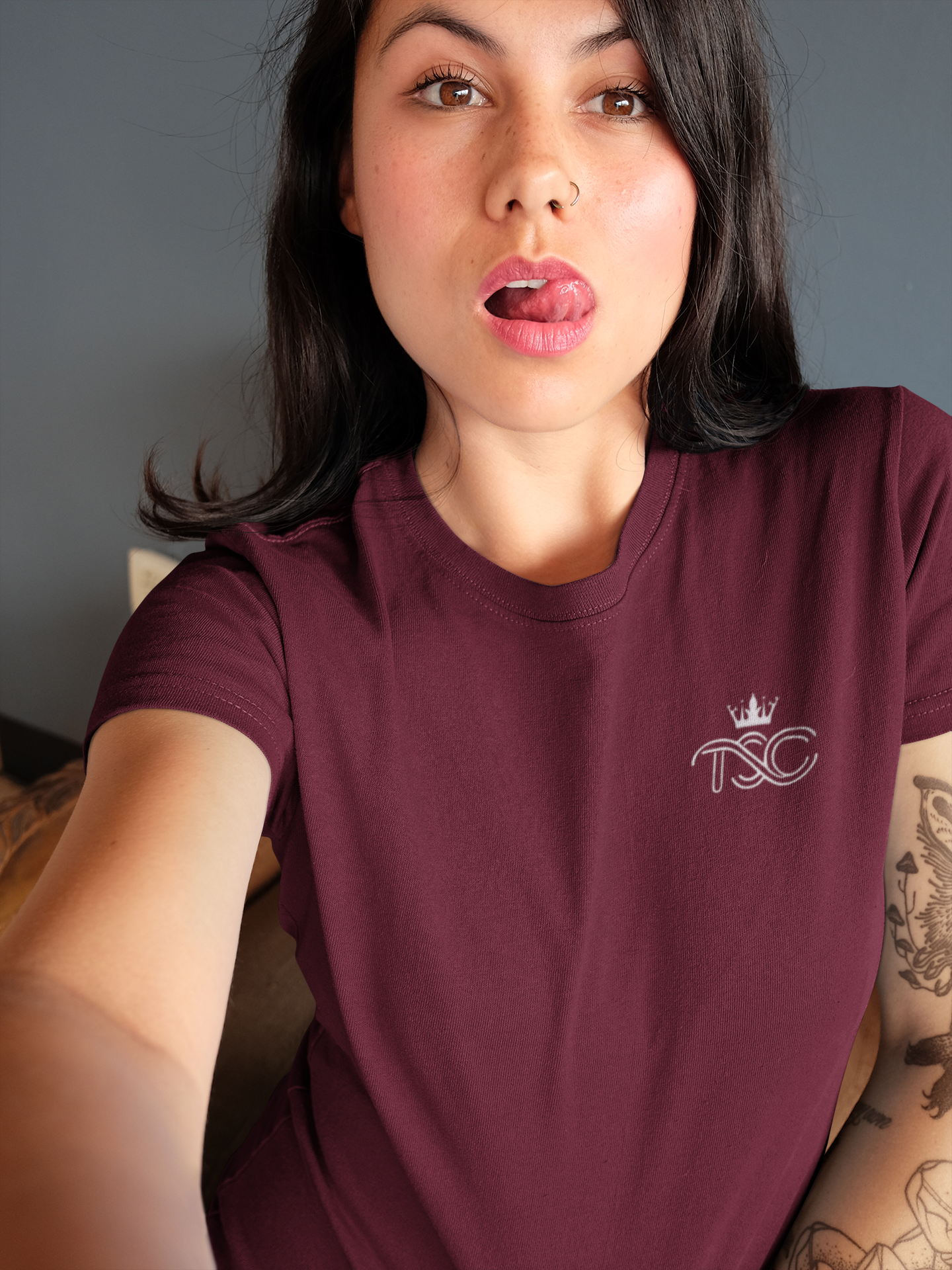 The Crest – Supima® Cotton Embroidered Logo T-Shirt