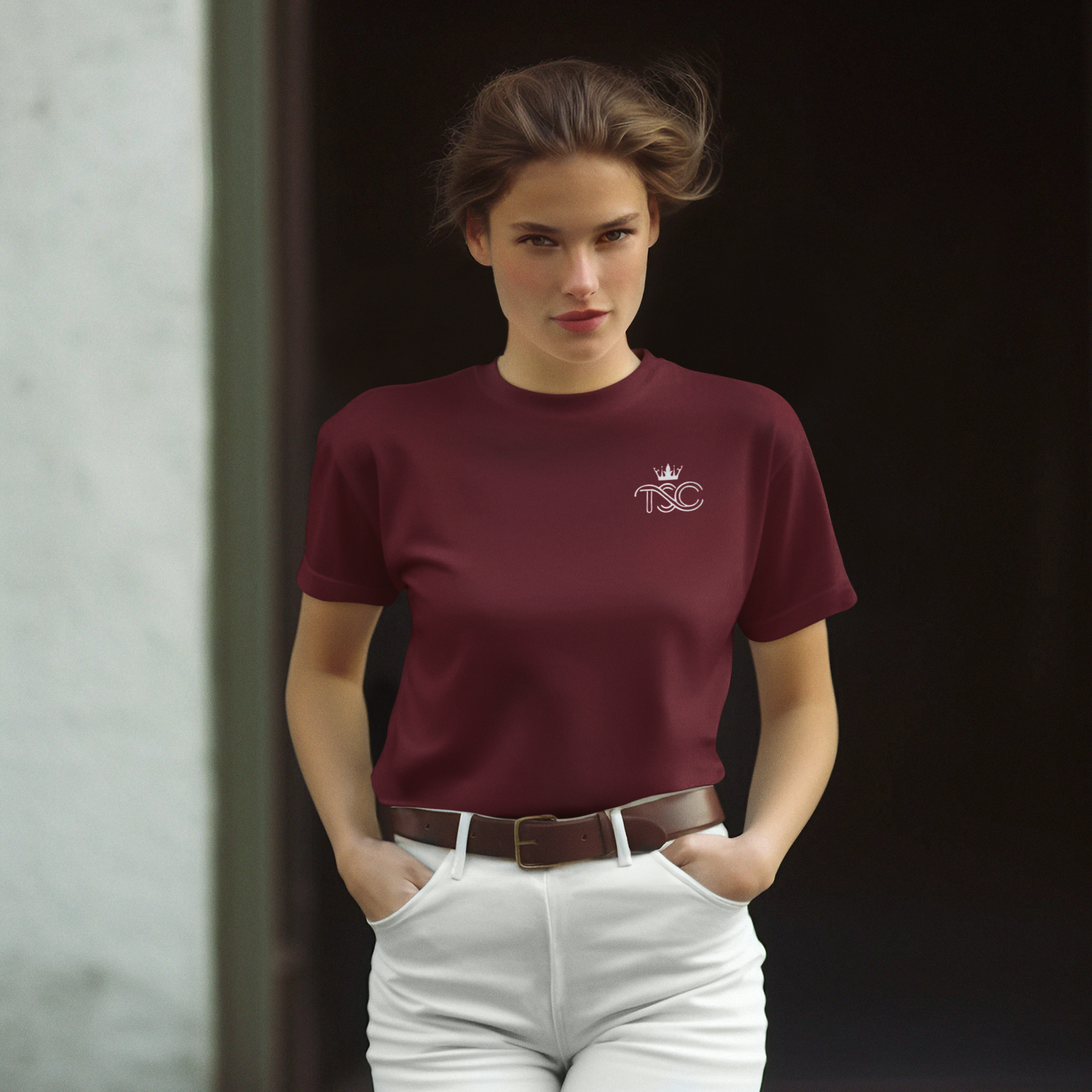 The Crest – Supima® Cotton Embroidered Logo T-Shirt
