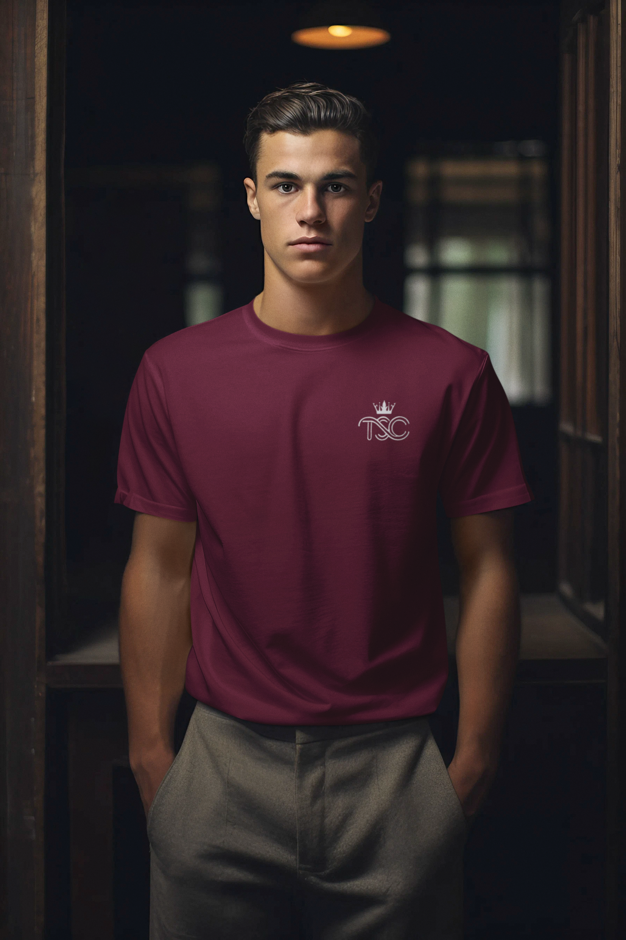 The Crest – Supima® Cotton Embroidered Logo T-Shirt